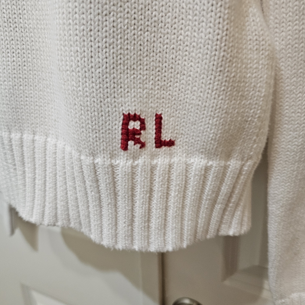 NWT Ralph Lauren Team USA Graphic Cotton Sweater - Picture 2 of 4